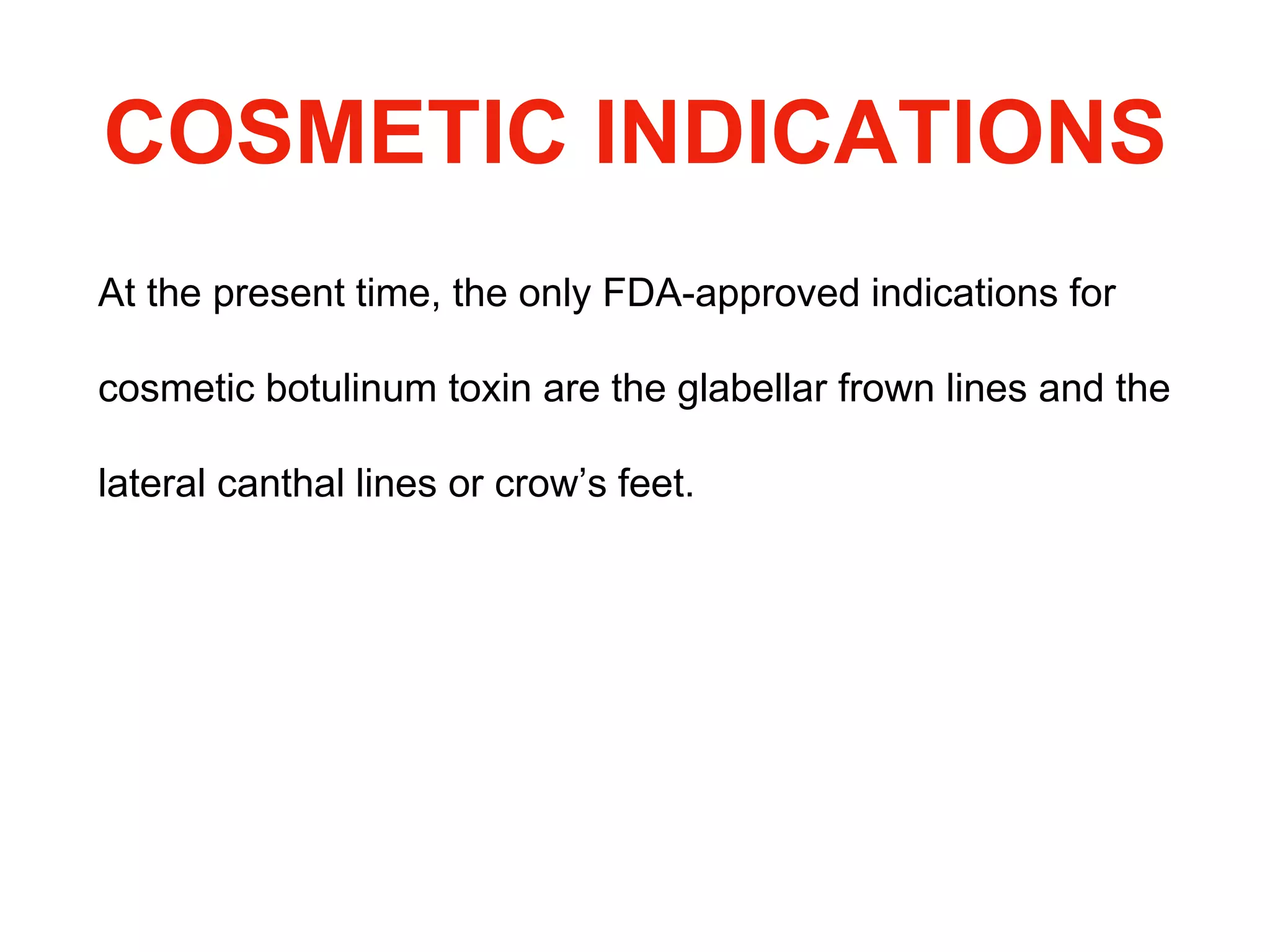 Botulinum Toxin A (BOTOX) | PPTX