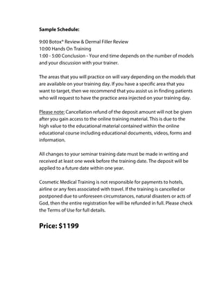 Botox Training Course | PDF