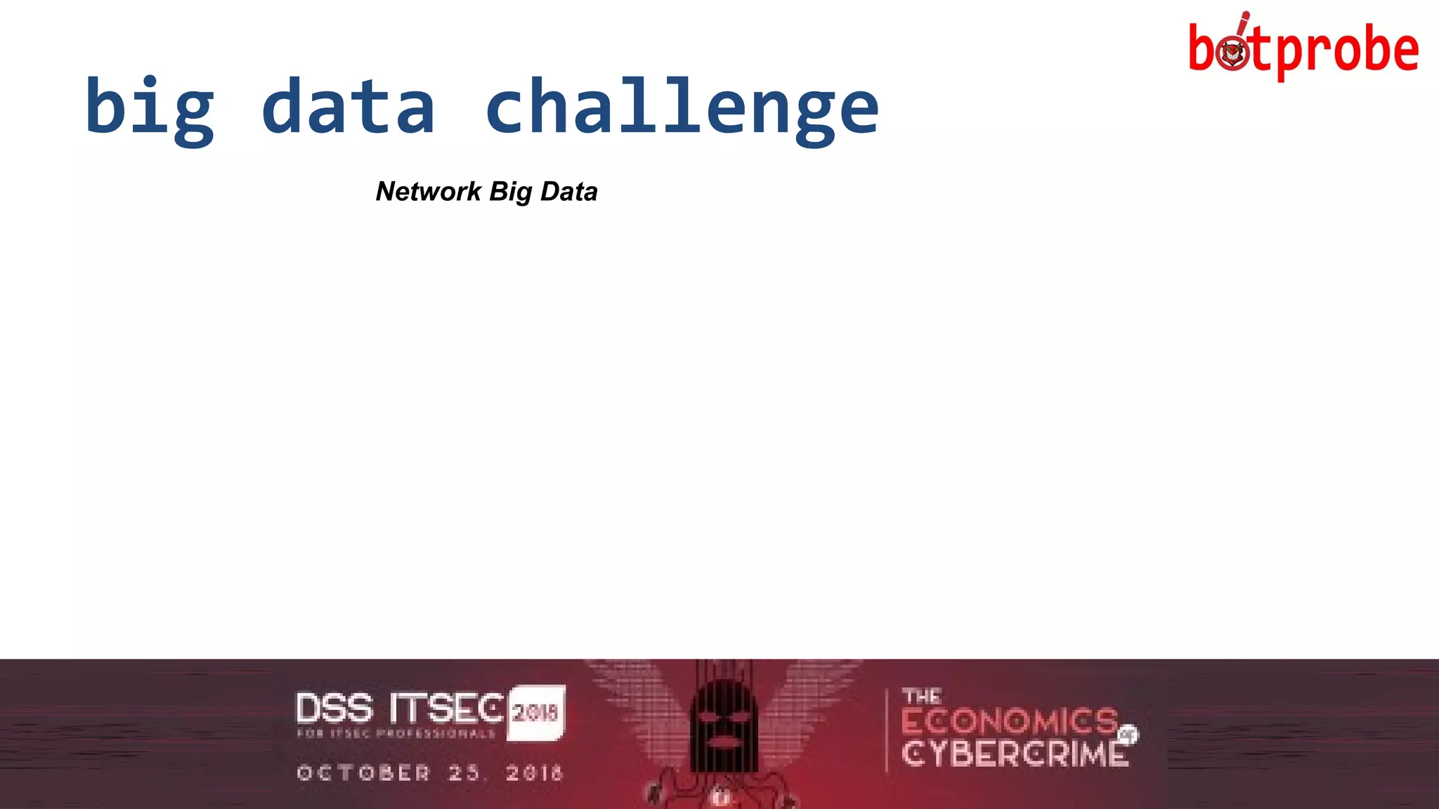 19
big data challenge
19
Network Big Data
 