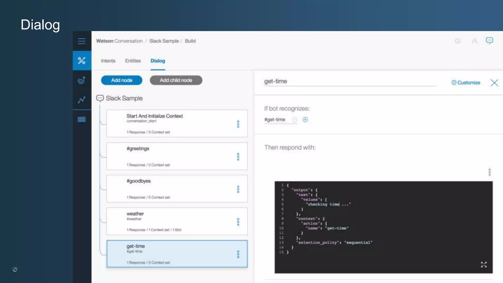 @ansi @nheidloff Dialog
