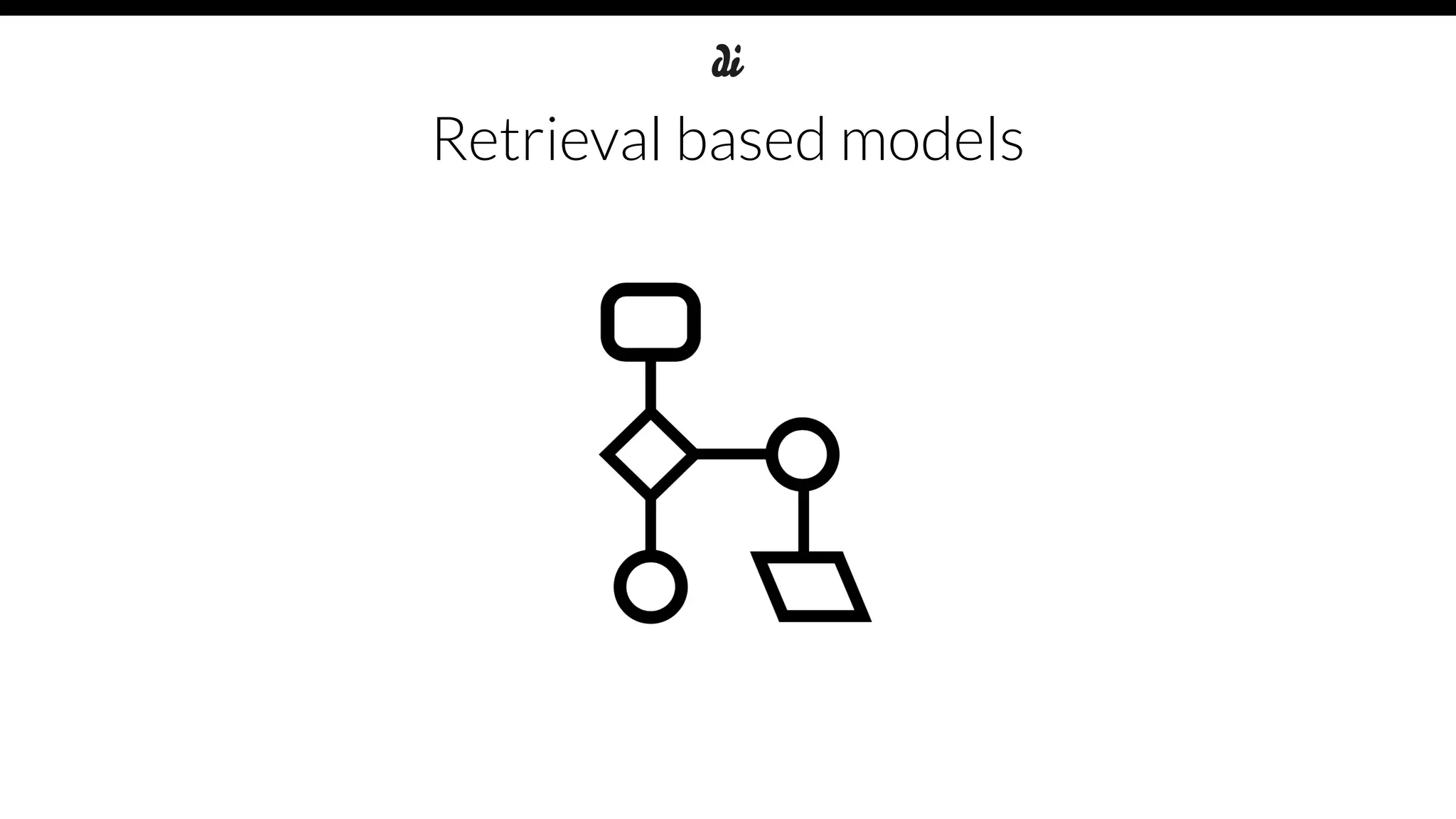 Retrieval based models
 