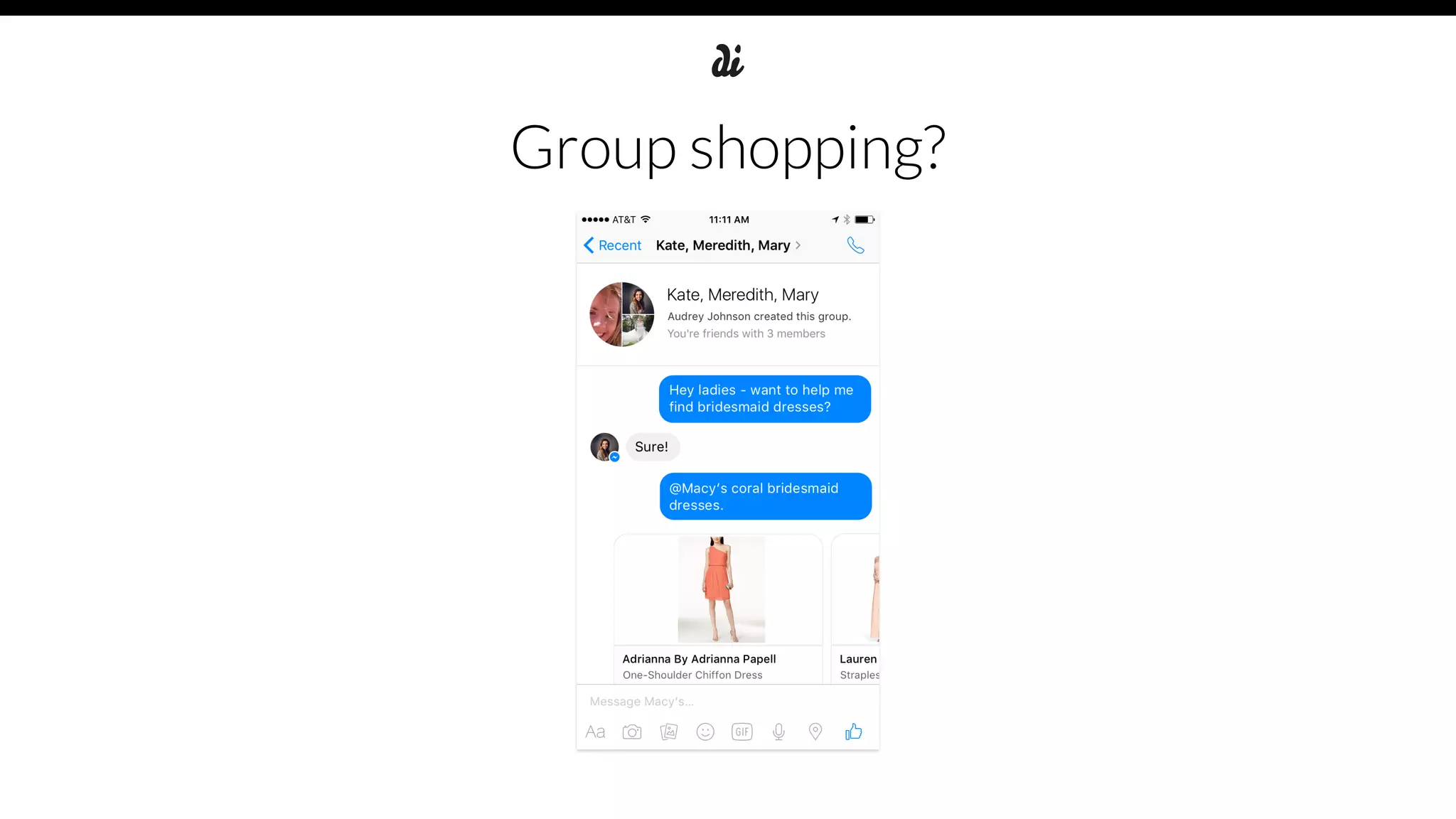Group shopping?
 