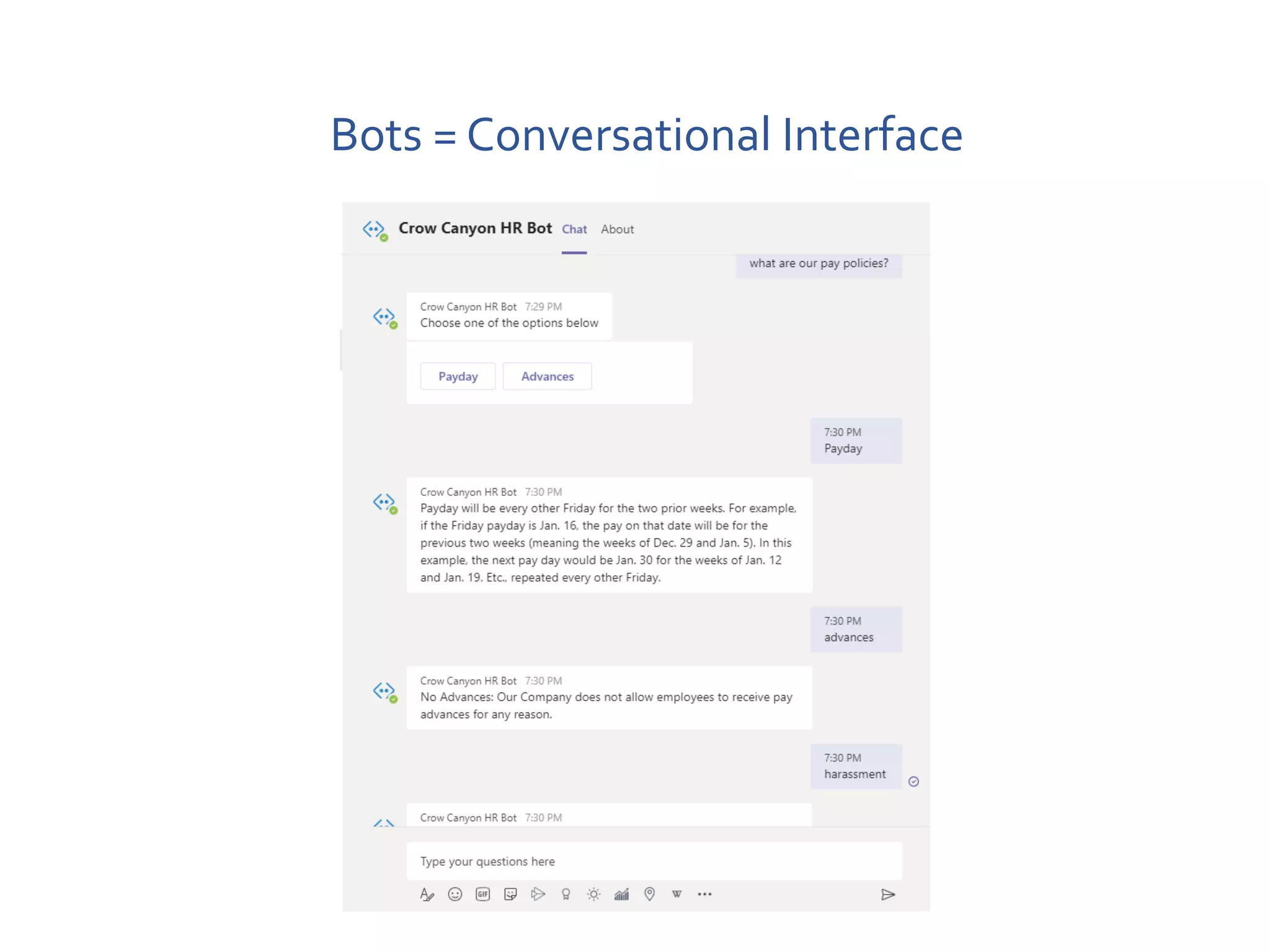 Bots for Microsoft Teams in Office 365 | PPTX