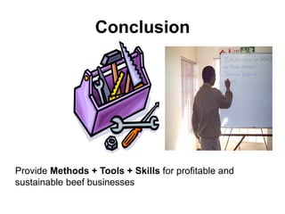 Development and mentorship: Beef profit partnerships experiences