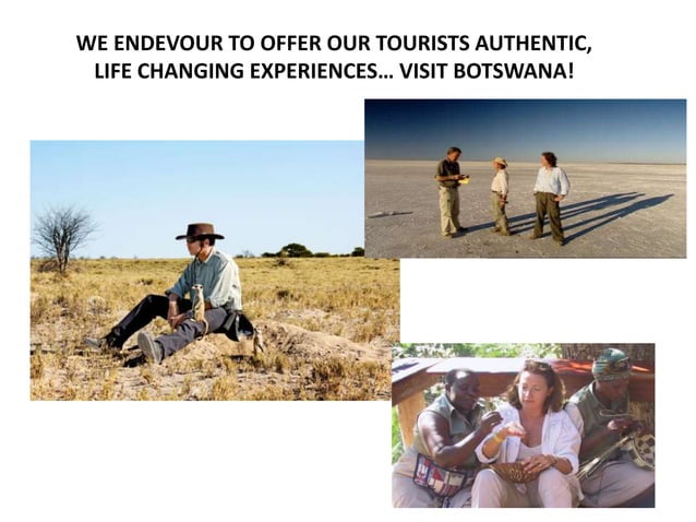 Botswana Sustainable Tourism PPT