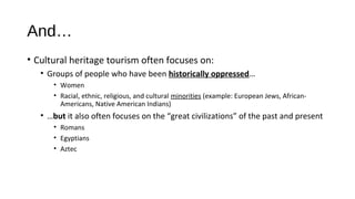 Heritage Tourism | PPT