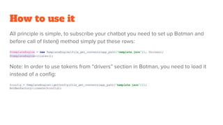 Bot template framework | PPT