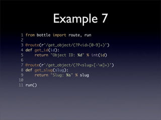 Bottle - Python Web Microframework (english) | PDF | Programming ...