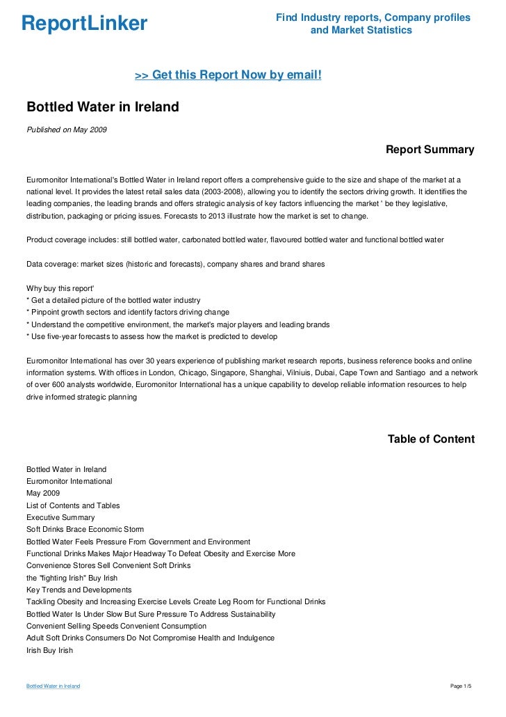 marketing and distribution of packaged drinking marketing and distribution of packaged drinking