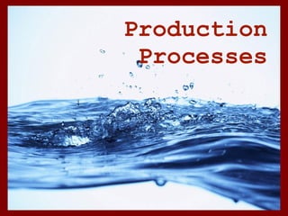 Production
 Processes
 