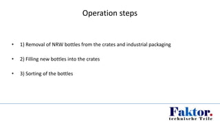 Bottles sorting and packaging | PPTX