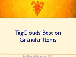 Bottom Up Tagging