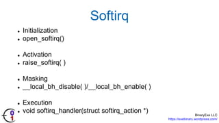 Bottom half in linux kernel | PPTX