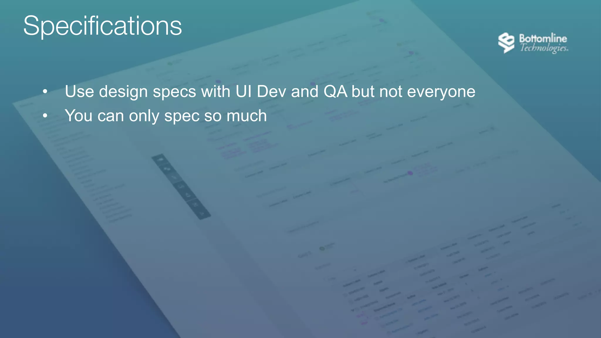 Specifications
 