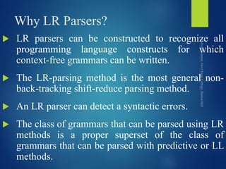 Bottom up parser | PDF