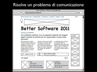 Risolve un problema di comunicazione
 