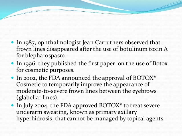 Botulinum toxin research paper
