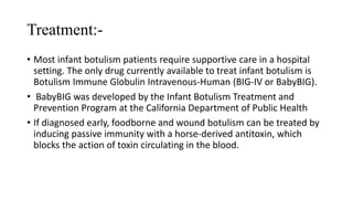 Botulism Immunity Botulism | PPTX
