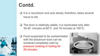 Botulism, Food Poisoning | PPTX