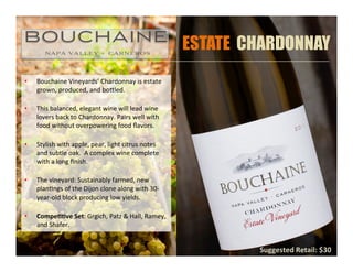 Bouchaine Vineyards PRESENTATION