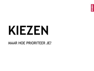 ELEMENTENDoelgroep-perspectiefOrganisatie-perspectiefOnline ecosysteemContext