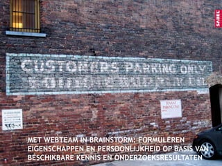 STRATEGIEWORKSHOP(S)ANALYSEREN STRATEGISCHE DOCUMENTATIE