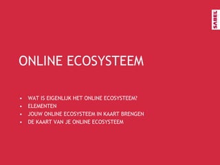 PRIMAIRE DOELGROEP(EN) BEPALEN