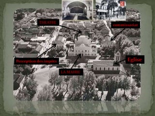 Eglise
LA MAIRIE
THEATRE
Perception des impôts
commissariat
 