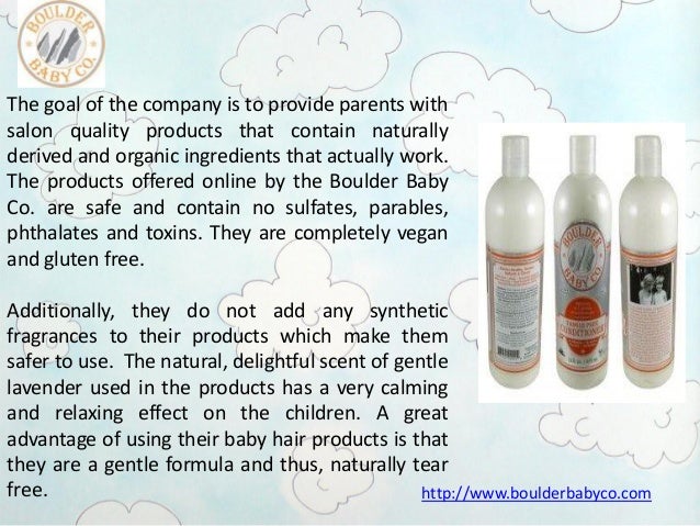 Boulder Baby Co Offers Natural And Organic Baby Care Products