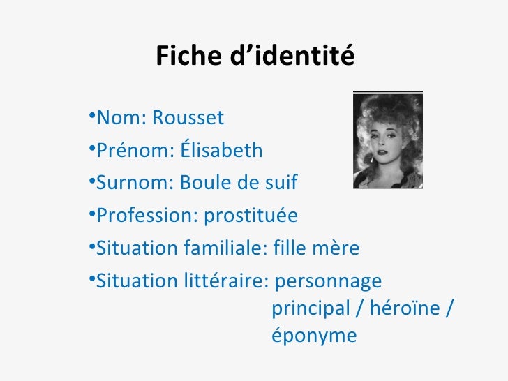 Resume detaille de boule de suif