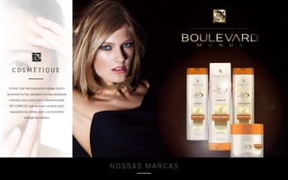 N O S S A S M A R C A S
A linha Total Reconstruction hidrata, nutre e
reconstrói os fios, deixando-os mais saudáveis
e bonitos, pois conta com o rejuvenescedor
BIO COMPLEX, que associa a potente ação
reparadora da cratina, com o incrível efeito
anti-age da cisteína.
 