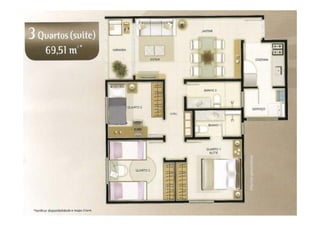 Apartamento 3 quartos -Boulevard Esplanada - Construtora Direcional