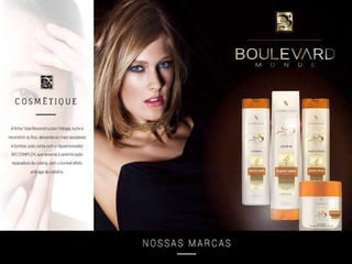 N O S S A S M A R C A S
As fórmulas exclusivas dos hidratantes
corporais são de rápida absorção. Graças
à combinação especial de substâncias
umectantes e nutritivas como a vitamina E,
óleo de oliva e aloe vera, revitalizam a pele,
devolvendo a elasticidade natural por 24 horas.
 