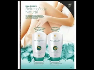 N O S S A S M A R C A S
A linha Protect Color nutre e devolve
a vitalidade e maciez após o uso da
coloração. O revolucionário Sublime
Color Protect System, que combina a
proteína hidrolisada do arroz e o extrato
de tamarindo, protege do desbotamento
dos fios, mesmo após as lavagens e
mantém a cor viva dos cabelos por muito
mais tempo. A preservação da tonalidade
é garantida por uma microemulsão de
silicones nobres, que confere proteção
térmica e solar, assim como as proteínas
hidrolisadas do arroz que reconstroem
os fios formando um filme hidratante que
reforça a queratina na cutícula, conferindo
brilho e penteabilidade.
 