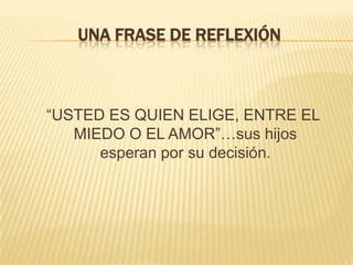 Debe esforzarse por sentirlo, y creer en usted, en sus sueños y objetivos personales.