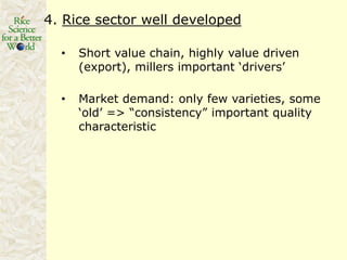 Rice production in the cone of South America – what can we learn for GRiSP-Asia?