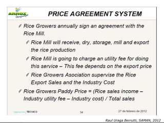 Rice production in the cone of South America – what can we learn for GRiSP-Asia?