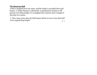 Bouncing ball | PDF