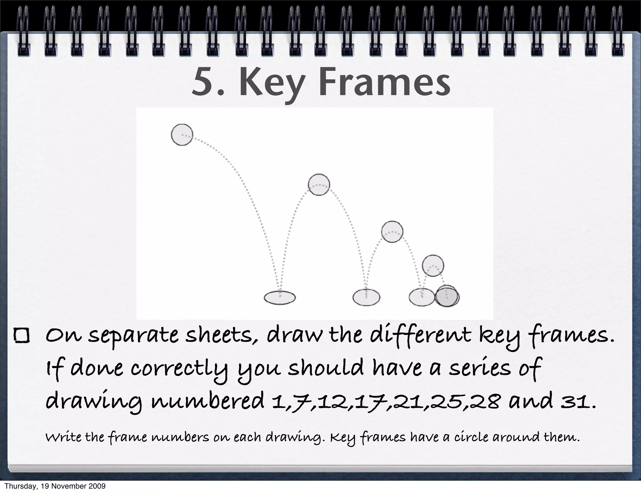 Separates Frame Bouncing Ball Exercise | PDF
