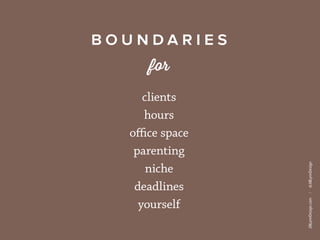 Boundaries Are My BFF