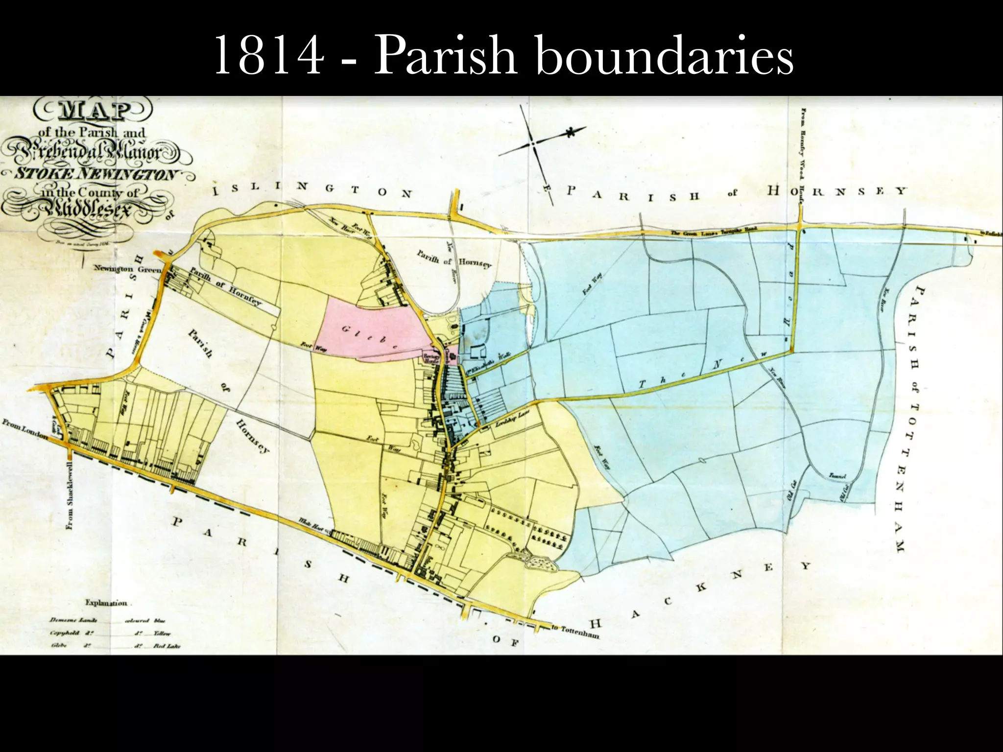1814 - Parish boundaries
 