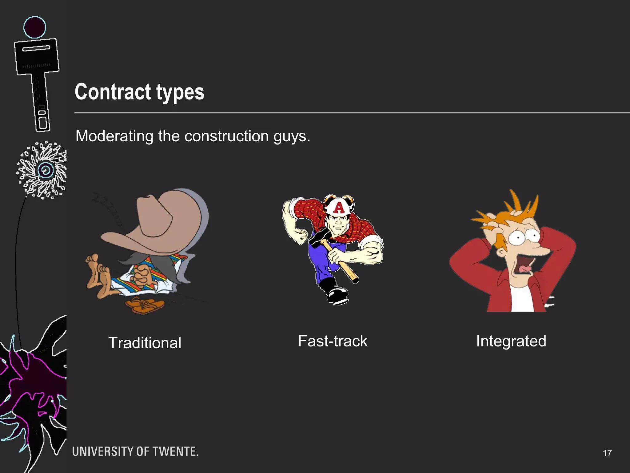 Game roles and their interests 
17 
 