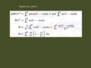 Equate eq. 4 and 5
 