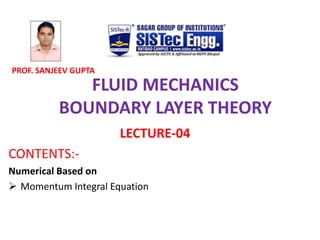 Boundary layer theory 4 | PPTX