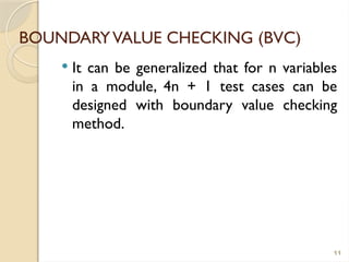Practical Approach to Boundary Value Analysis in Software Testing | PPTX