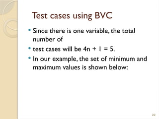 Practical Approach to Boundary Value Analysis in Software Testing | PPTX