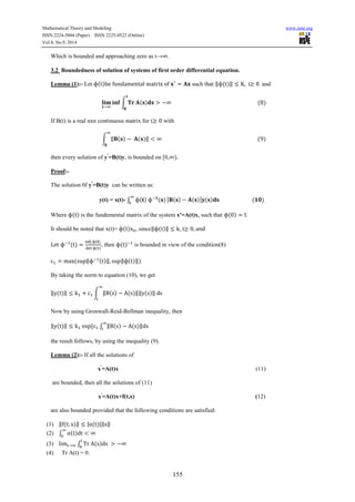 Bounded solutions of certain (differential and first order | PDF