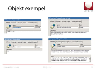 www.artofit.se 2010-10-27 23
Objekt exempel
 
