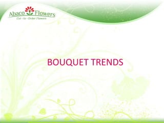 Wedding Bouquet Trend 
