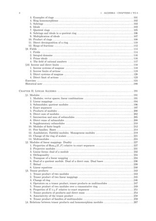 Bourbaki contents | PDF